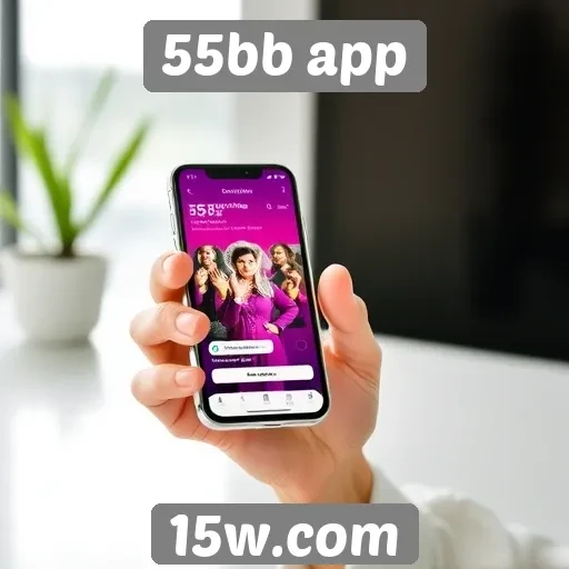 Plataforma 55bb app é acessível em dispositivos móveis
